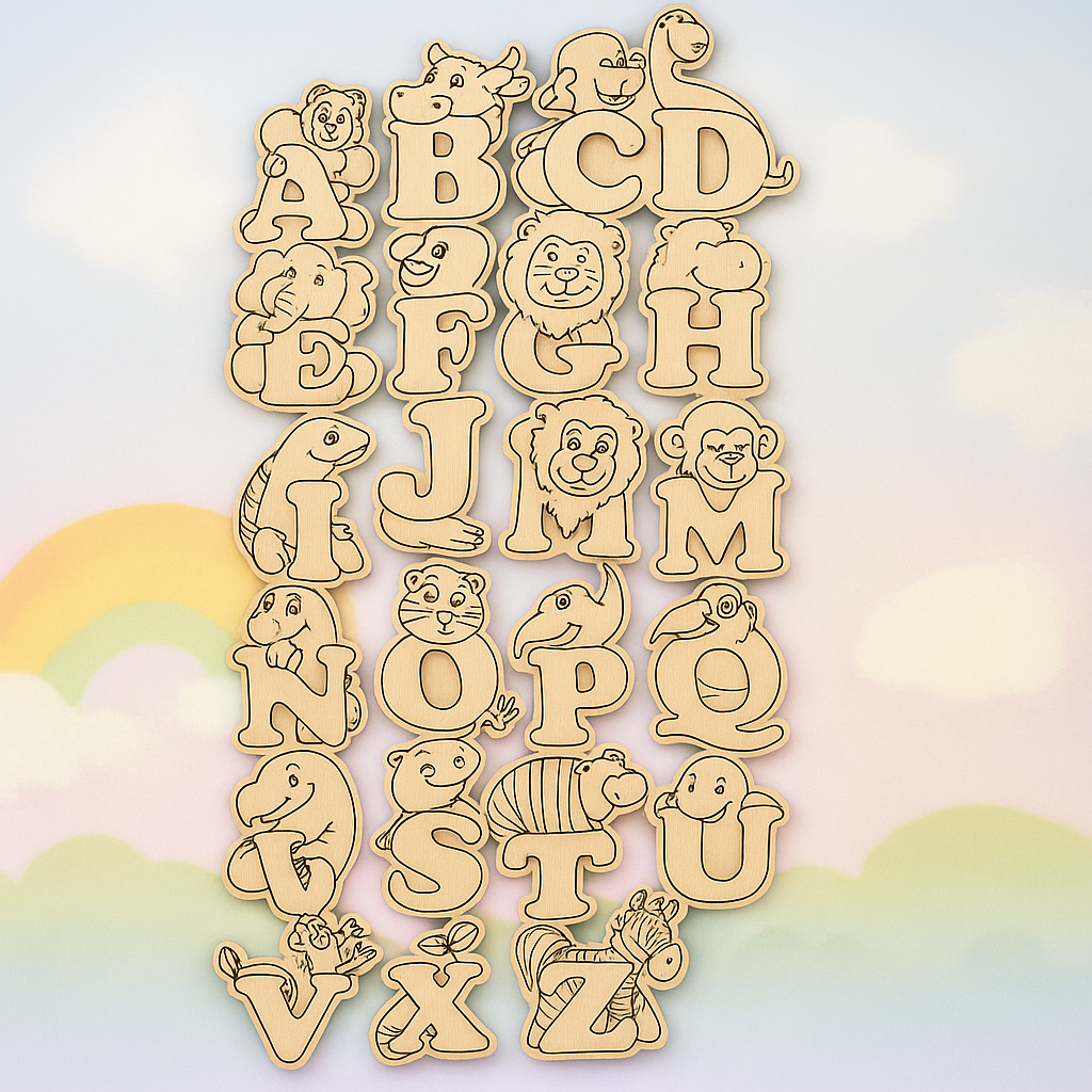 Alphabets Animal Wonders- DIY Paint Kit