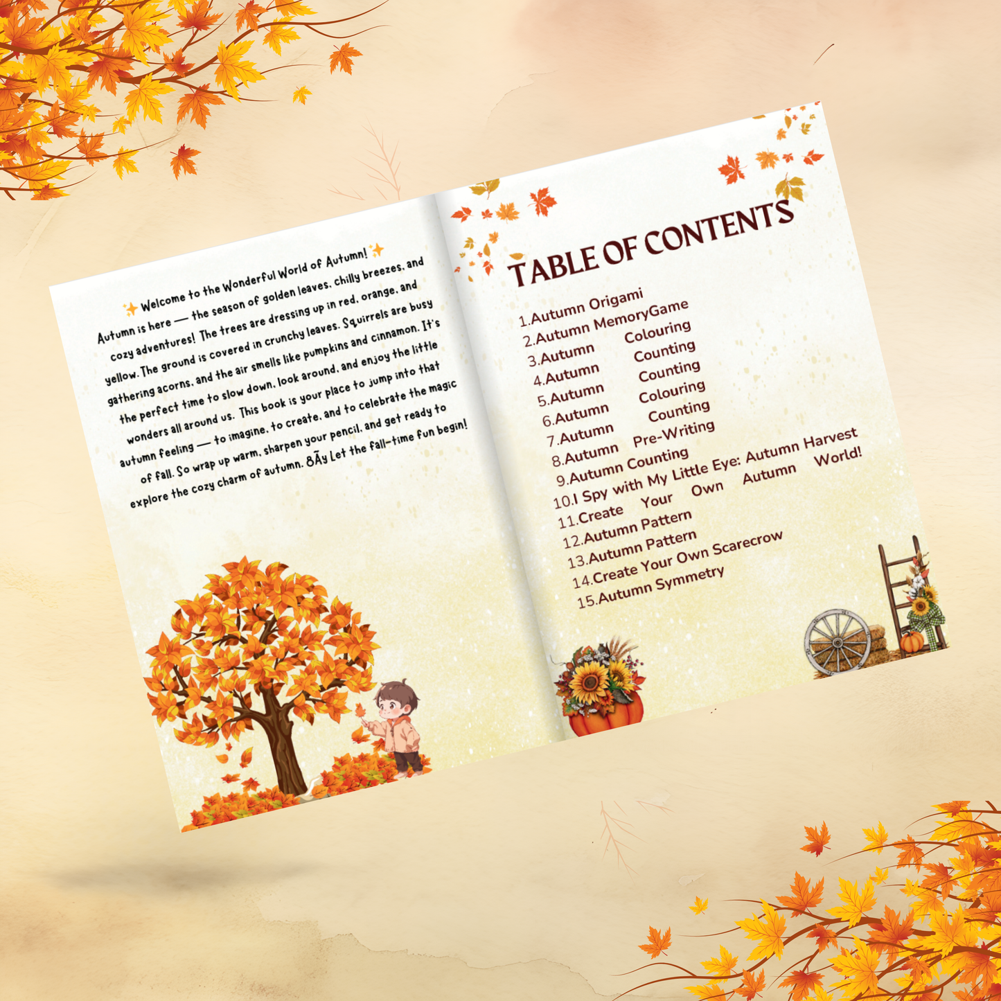 Autumn Activity Book