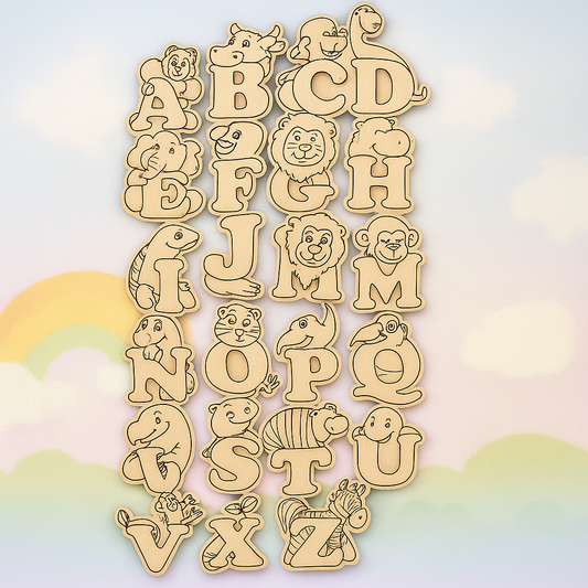 Alphabets Animal Wonders- DIY Paint Kit
